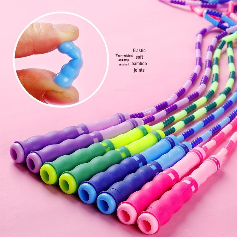 Yuyubelle Kids Adjustable Bamboo Section Jump Rope