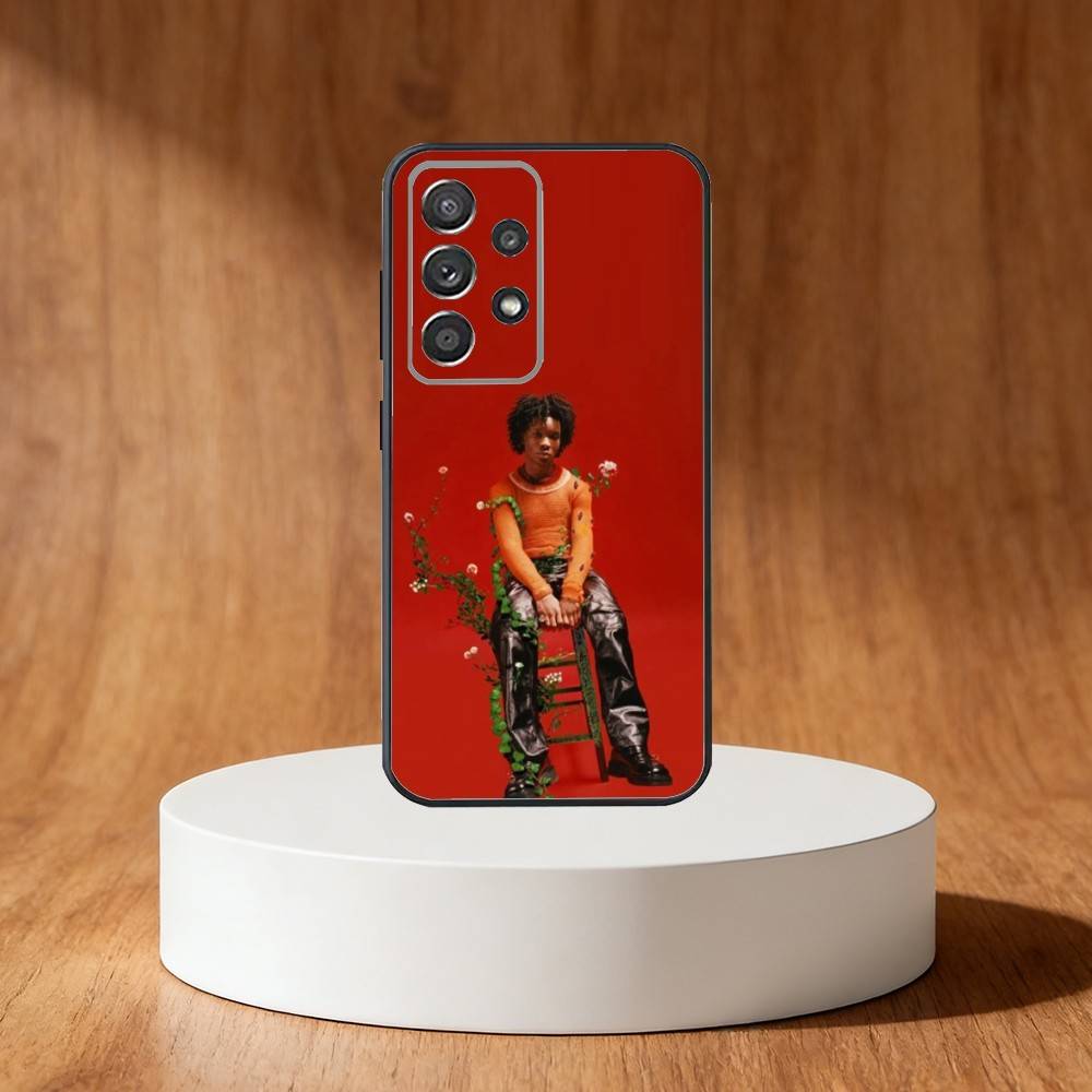 D4vd H-Here With Me Phone Case For Samsung S25,S24,S21,S22,S23,S30,Ultra,S20,Plus,Fe,Note,10,9,5G Black Cover