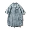Foreign Trade Export To Domestic Sales American Vintage Pure Cotton Denim Shirts Men's Short Sleeve Summer Thin Men's Casual Shirt