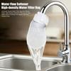 Sac Filtre à Eau Universel pour Robinet Tissu Non Tissé Haute Densité Éliminateur de Sédiments pour Eau du Robinet Rouille & Particules Anti-Éclaboussures Couvercle de Robinet à Flux Doux