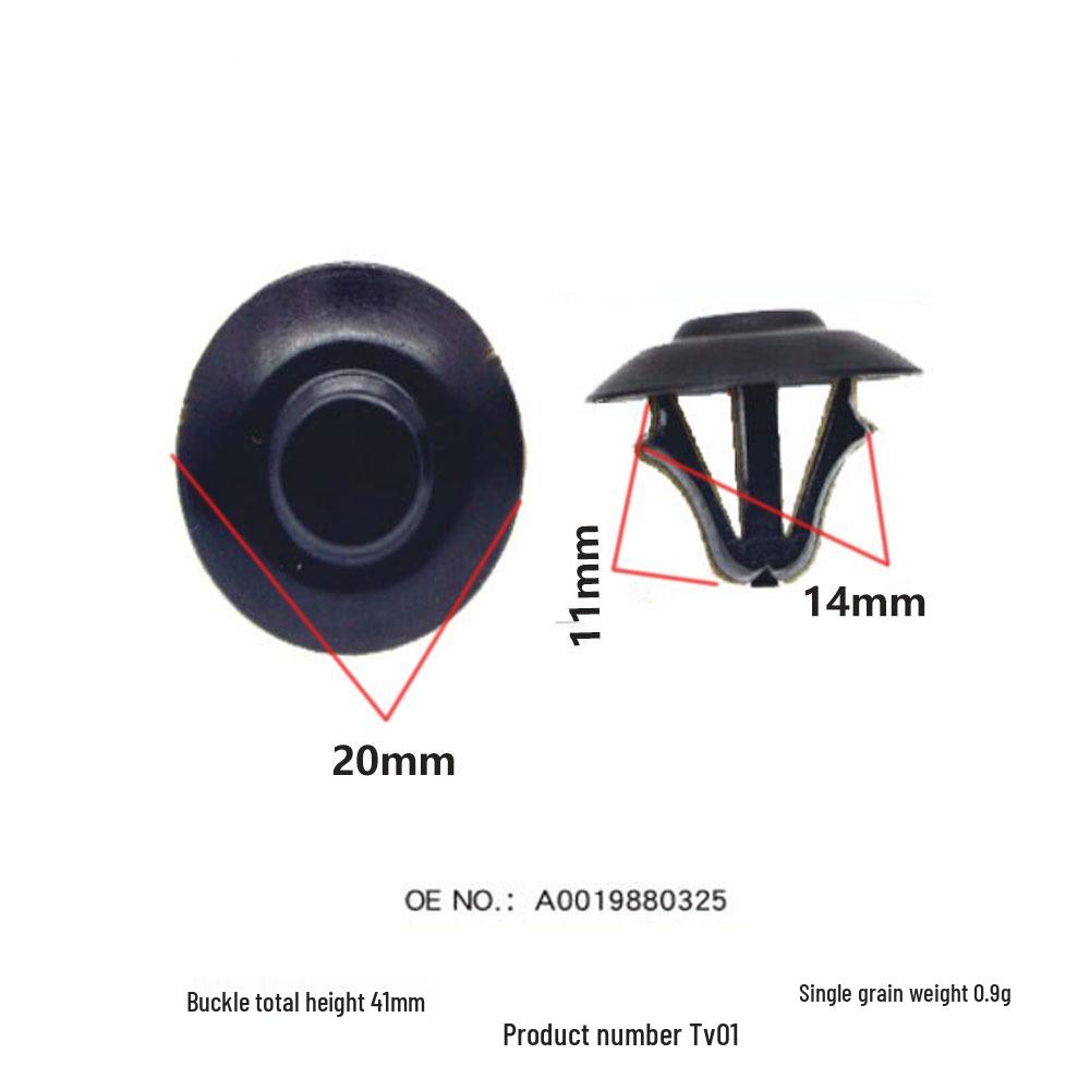 

Mercedes-Benz Hood Insulation Cotton Clips for Trim and Lining Installation 10000 units