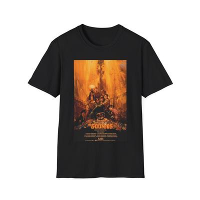 The Goonies TShirt Vintage Movie Poster Shirt Goonies Tee 80#039;s Movie Fan Unisex T-Shirt