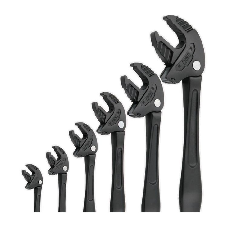 Industrial Claw Wrench Adjusting Ratchet with Wide Jaw for Automotive Piping Manufacturing Ergonomic Accessories