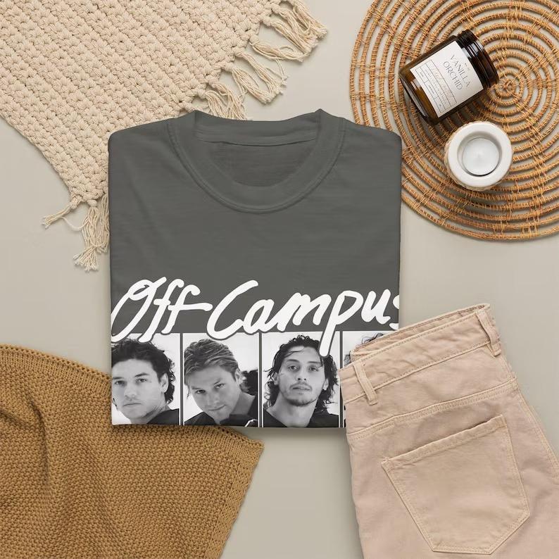 Off Campus Movie Tour Graphic Tee The Deal Garrett Graham Tshirt Rounisexce Apparel Unisex Unisex Harajuku Trendy Streetwear Tee Tops