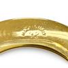 Excellent CELINE Circle Logo Design Chain Necklace Pendant Accessory gold Used