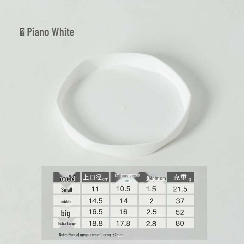 

Утолщенное блюдце для цветочного горшка из пластиковой смолы Small (11cm)