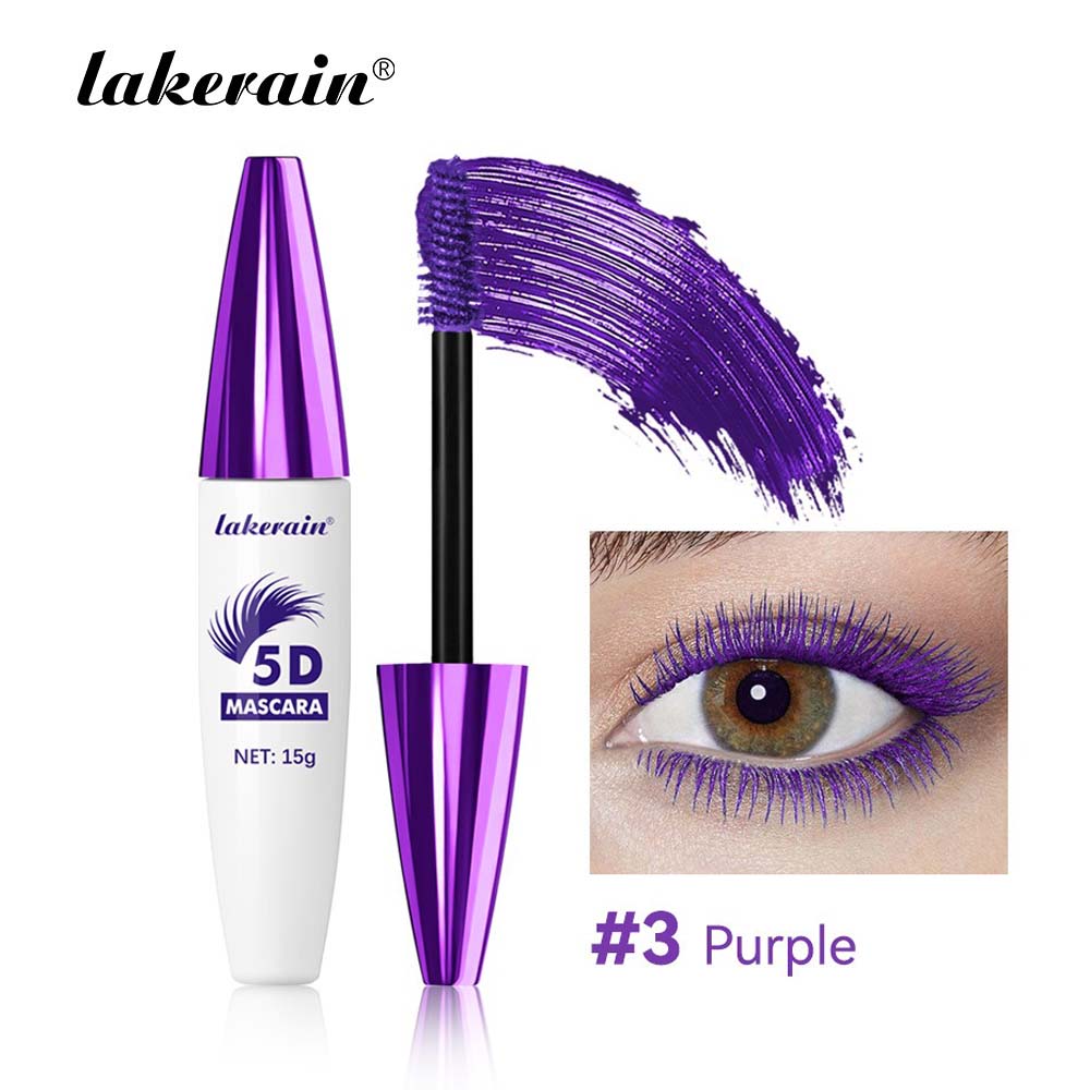 5D Extreme Volume Wimperntusche, Wasserdicht und Lang Anhaltend, Natürliche Verdickung und Wimpernverlängerung mit Schwung