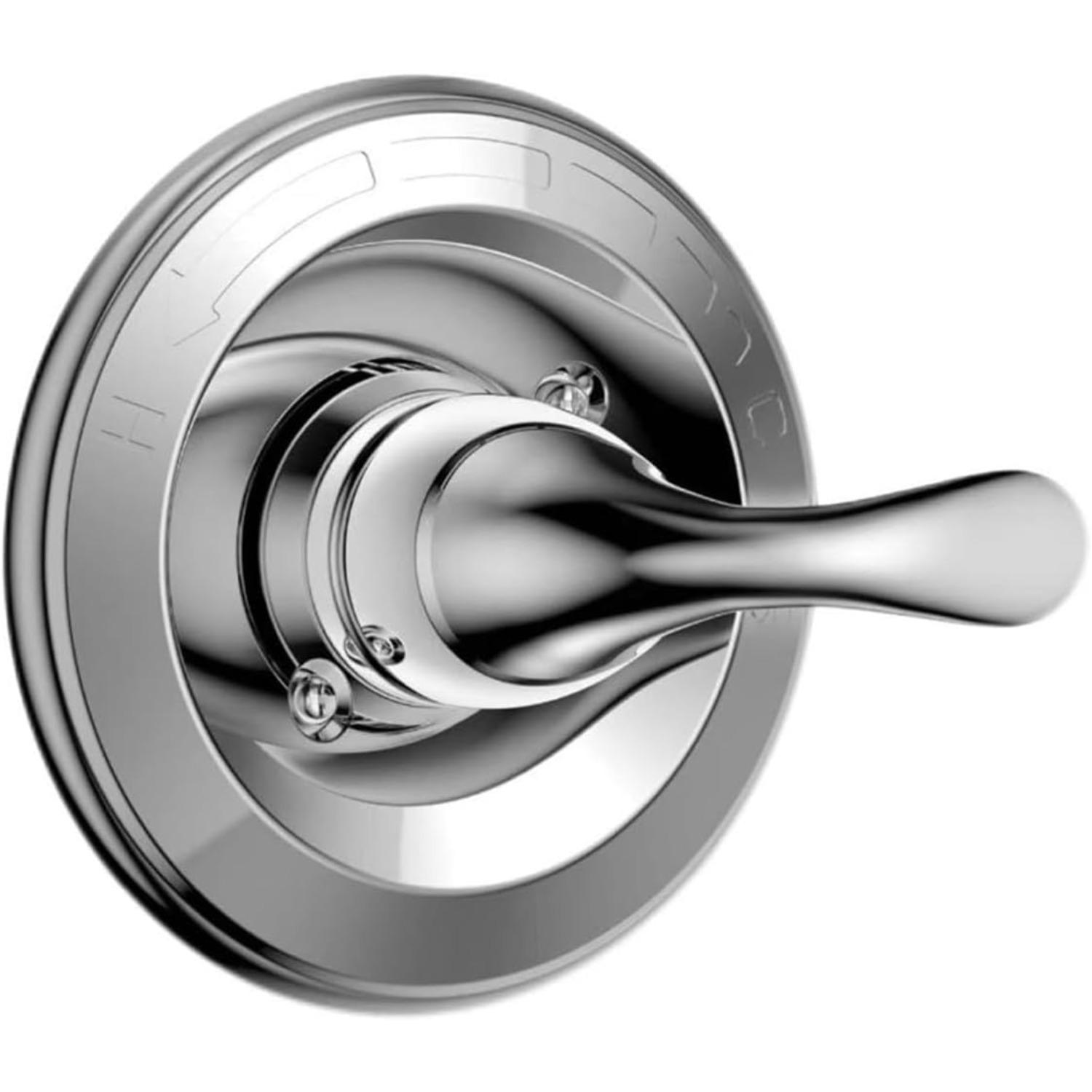 

Compatibility Replacement Shower Handle for Delta R10000 Valve, Chrome Trim Lever Compatible with 13/14 Series, Cartridge and Valve Not Included срібний