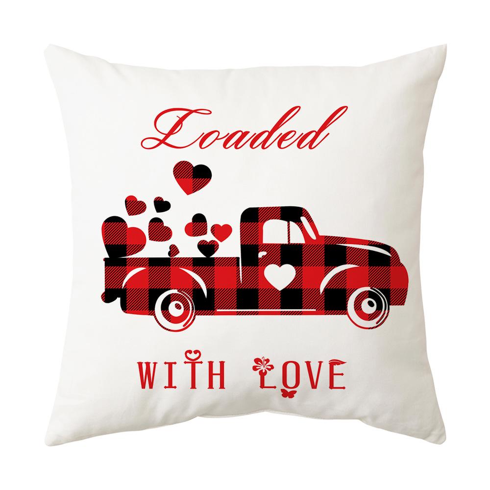 

Новая наволочка на подушку ко Дню святого Валентина Любовь Праздничный подарок Подушка для дома Подушка Наволочка 45 * 45cm (collection priority delivery)