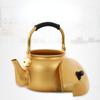0.75-4L Large Capacity Travel Cookware Household Water Kettle Coffee Pot Portable Teapot Gold Aluminum