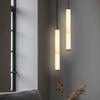 Light luxury marble pendant light, modern minimalist living room, dining room, bedroom, bedside lamp, duplex long pendant light