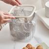 Mini Desktop Trash Can Transparent Countertop Waste Bin Household Bedroom Bedside Garbage Storage Bathroom Supplies