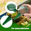 Yousheng 2 Pcs Mini Seeds Spreader Adjustable Seeds Dispenser with 5 Settings Manual Mini Sowing Tool for Tiny Seeds Home Gardening