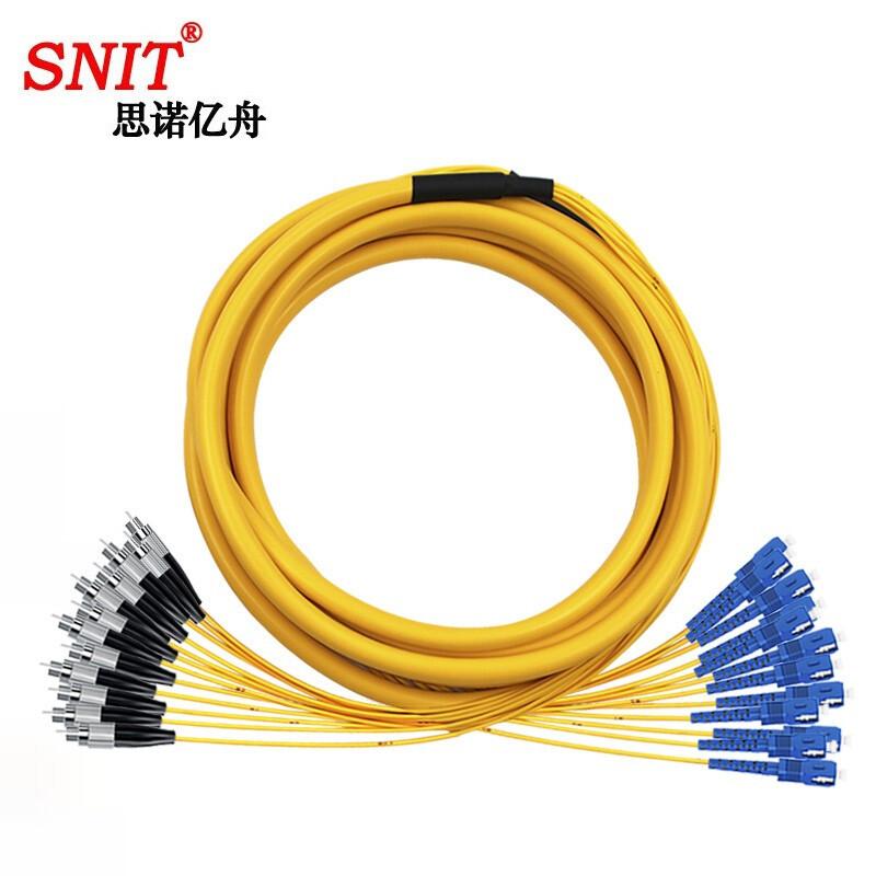 SNIT 12-Core Breakout Single-Mode Fiber Patch Cord