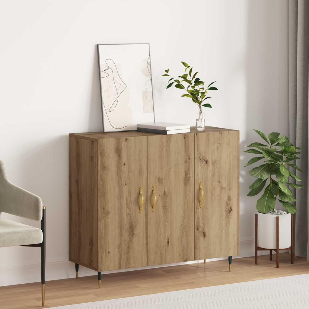 Sideboard Artisan Oak 90 X 34 X 80 Cm Particleboard