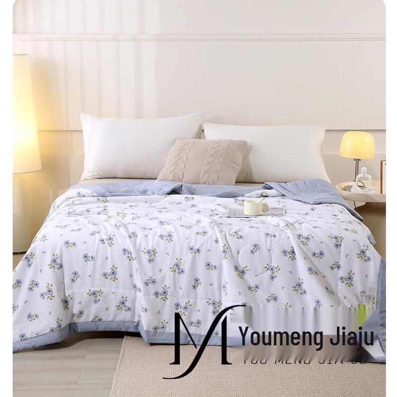 

Youmengjiaju Class A Oxygen Anion Seersucker Summer Quilt
