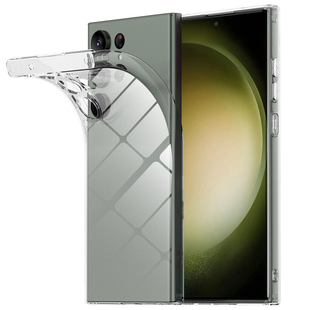 Für Samsung Galaxy S23 Ultra/S23 Plus Klare, stoßfeste Hülle Slim Bumper Cover Samsung S23 Ultra Kameraobjektiv-Schutzhülle