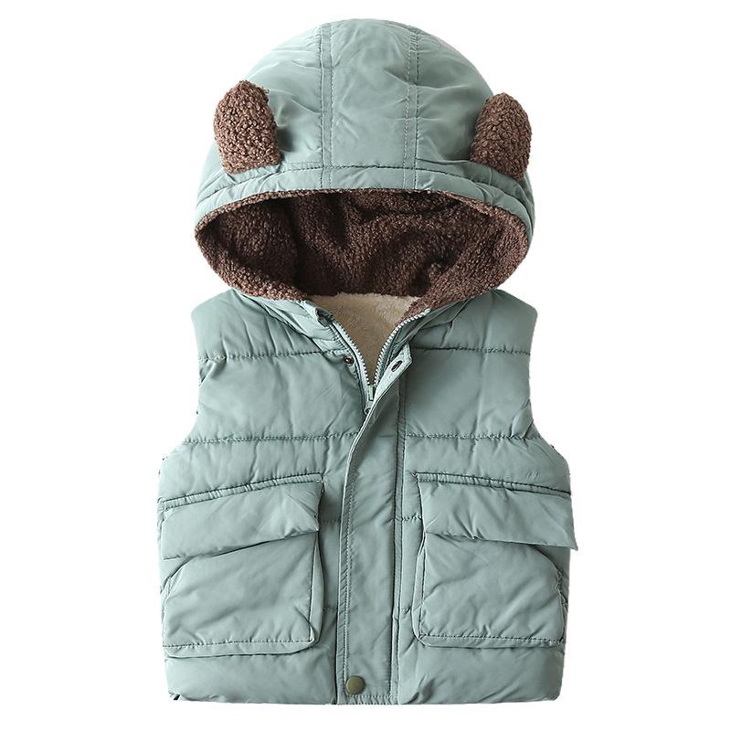 Boys' Cotton-Padded Jacket: Warm Korean-Style Kids' Autumn/Winter Zip-Up Top