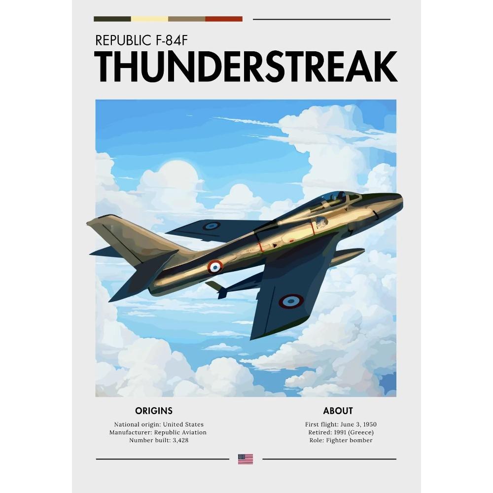 Cooler Überschalljäger Jet Poster Luftwaffe Flugzeugdrucke Mehrrollenfähiger Jäger Leinwandgemälde Wandkunst Bild Heimzimmerdekor