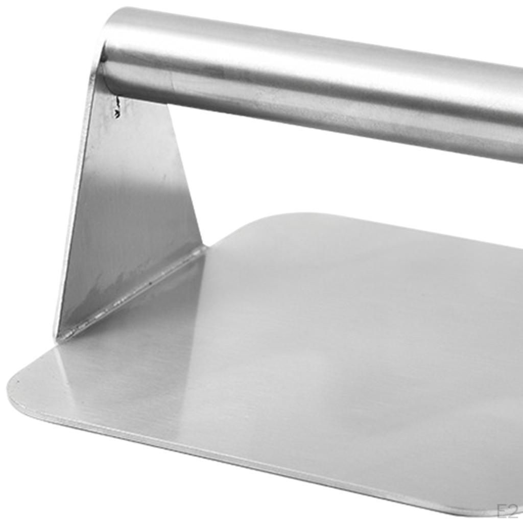 Burger Press Heavy Smash Meat Round Stainless Steel Kitchen Utensil Machine