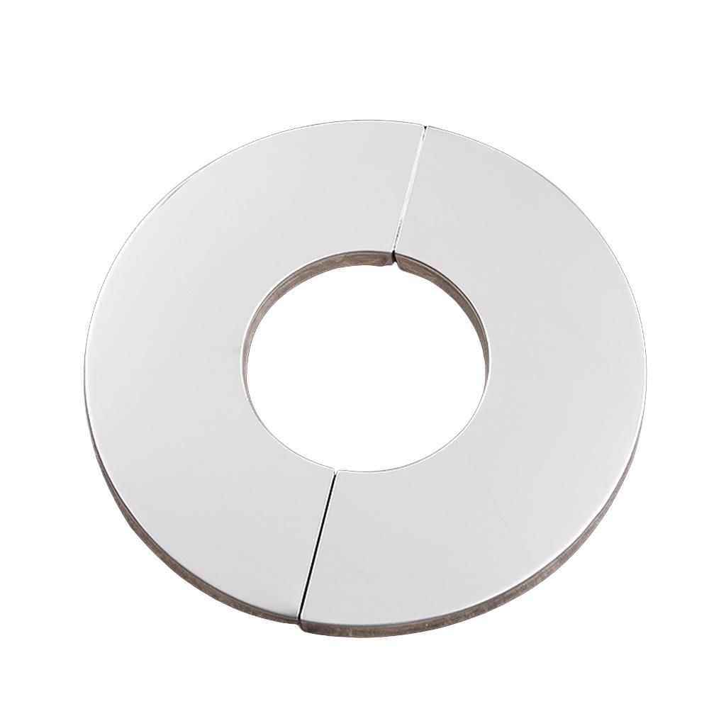 Wall Split Flange Stainless Steel Round Escutcheon Plate Water Pipe Wall Covers Fit for Kitchen Faucets Sinks Toilets