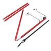 Camping Lantern Stand Portable Lightweight Outdoor Camping Aluminum Alloy Lamp Pole Light Hanging Stand Red