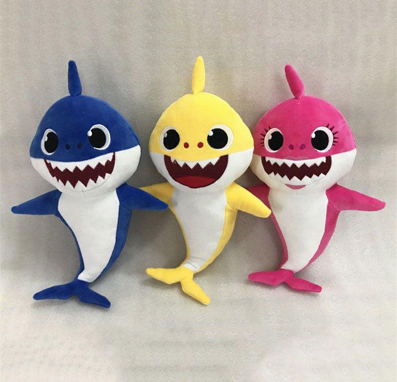 Buy Kids Cartoon PinkFong Plush Toys Fox Toy Sharks Dolls Children