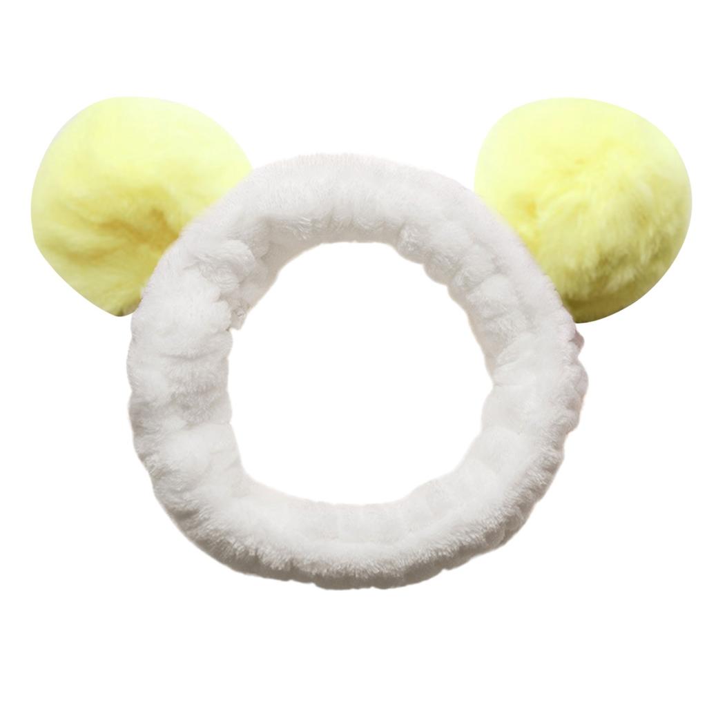 Plush Headband Sweet Face Wash And Makeup 3-D Hair Ball Headband