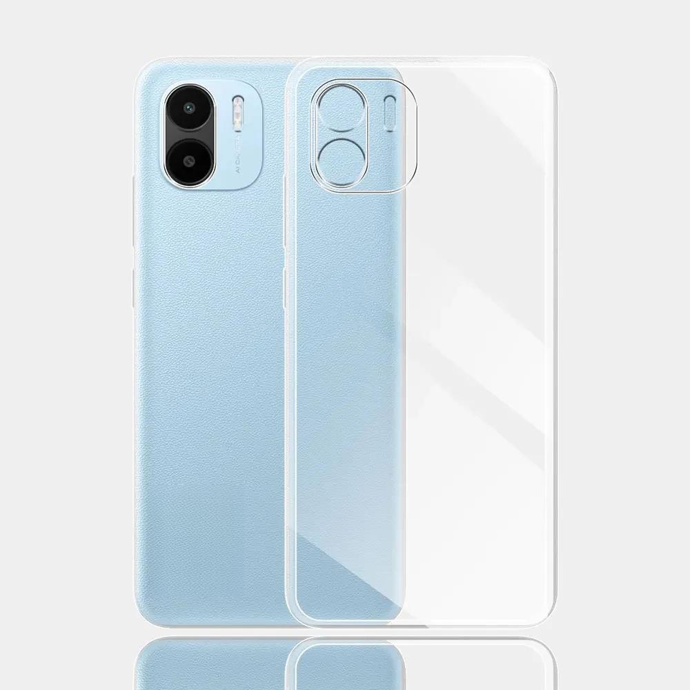 For Xiaomi Redmi A2 Plus + A1 A1Plus A2Plus Case Clear Silicone Soft TPU Back Cover Phone Cases Clear Ultra Thin Bumper Coques For Redmi A2 чистый