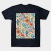 Vivid Colorful Art Nouveau Floral T Shirt S 5xl Fast Shipping