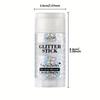 Silver Glitter Stick, Christmas Party& Rave Makeup, Long-Lasting, Easy To Remove, Perfect for Face& Hair& Body-16g