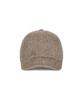 Bajal Va Curved Circle Logo Newsboy Cap Light Mocha