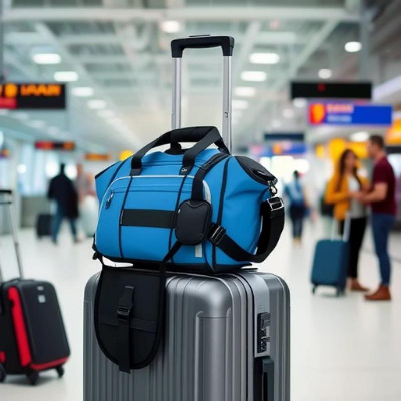 Solid Color Elastic Luggage Straps - Travel Safety Oxford Cloth