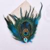 Elegant Peacock Feathery Hair Clip Vintage Inspired Peacock Feathered Hairpin Stylish Hairpin for Bridal Attire