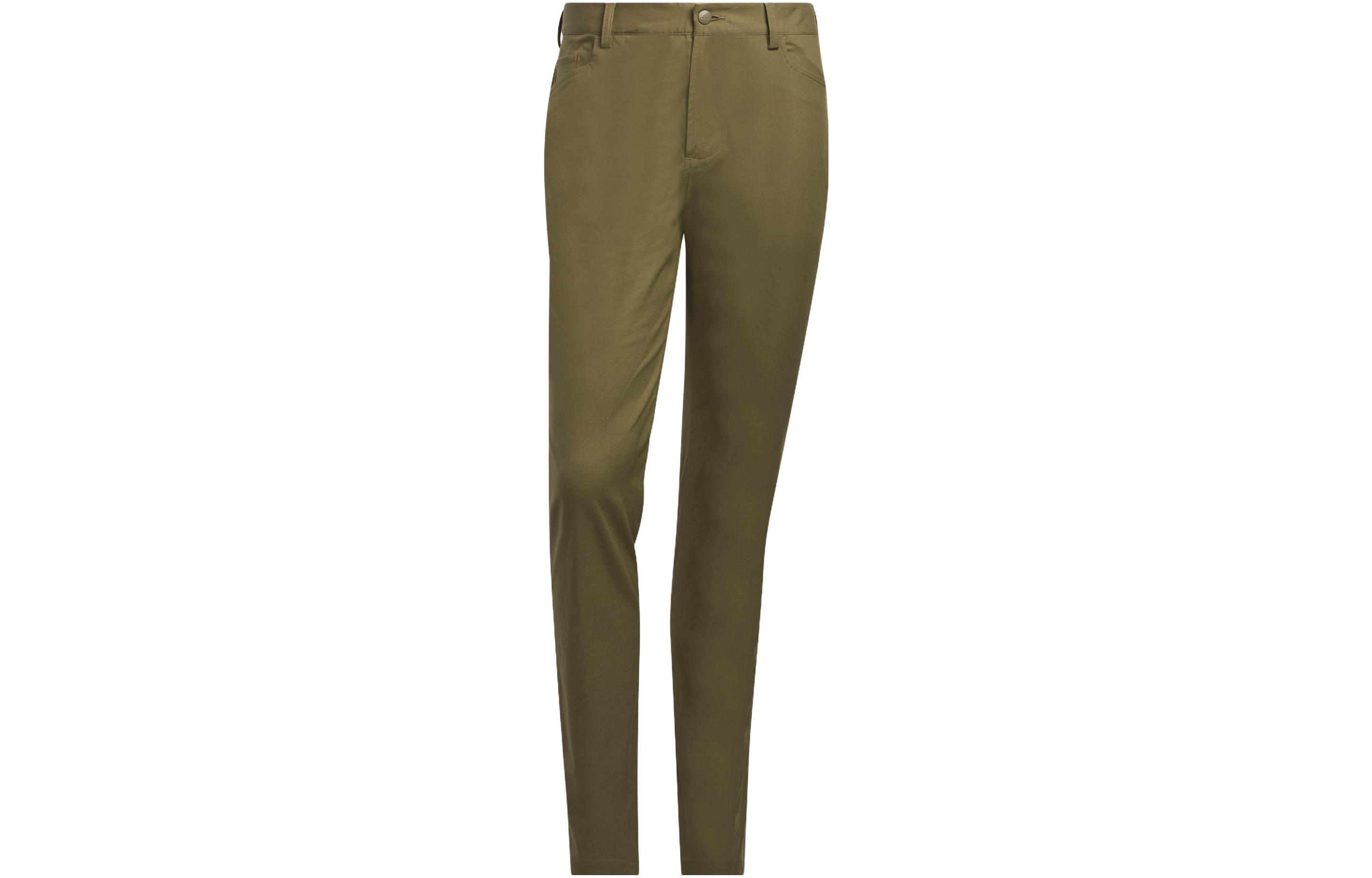 Adidas Go to 5 Pocket Golf Pants Knitted Sweatpants Men s Strata Olive Green HR7926 79