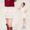 Girls' Cotton Lace A-Line Skirt