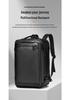 Men's Large Capacity Business Backpack - Convertible Crossbody and Double Shoulder Bag for Travel