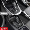 For Toyota RAV4 XA50      2024 Hybrid ABS Carbon Car Internal Gear Shift Box Panel Cover Trim Frame Sticker