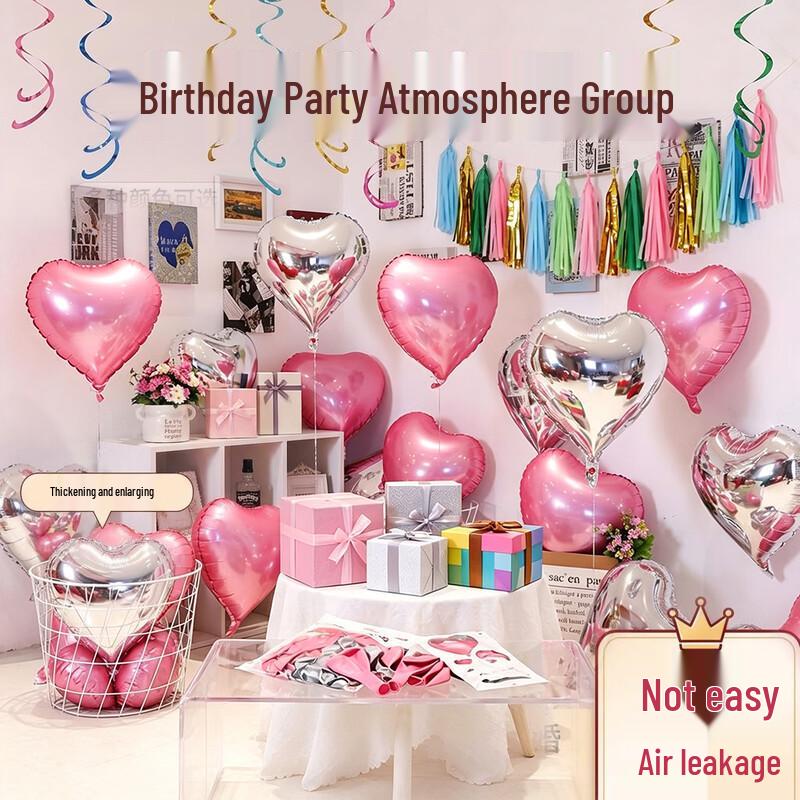 Romantic Heart Balloon Decoration Set