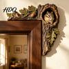 Forest Style Doorway Decoration Chipmunk Tree Door Topper Squirrel Owl Wooden Frame Sign Funny Whimsical Charming Garden Themed Ornaments