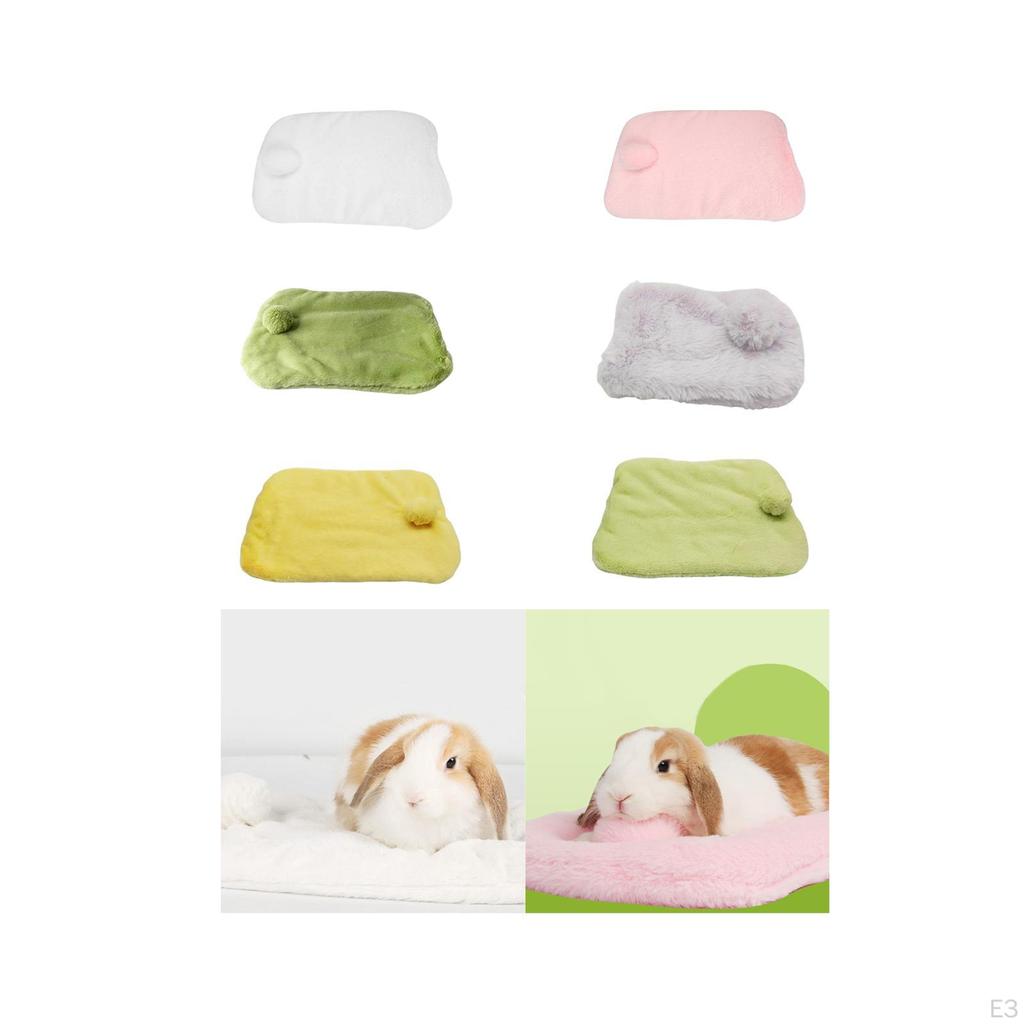 Bunny Bed Pad Mat Nest Dog Crate Small Animal Guinea Pig for Squirrel