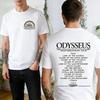 2026 Sommer Ny Odyssé Middelhavstur Høy Kvalitet Mote Komfortabel Herre Dame Trykt Rund Hals Gotisk Bomull Oversized T-skjorter