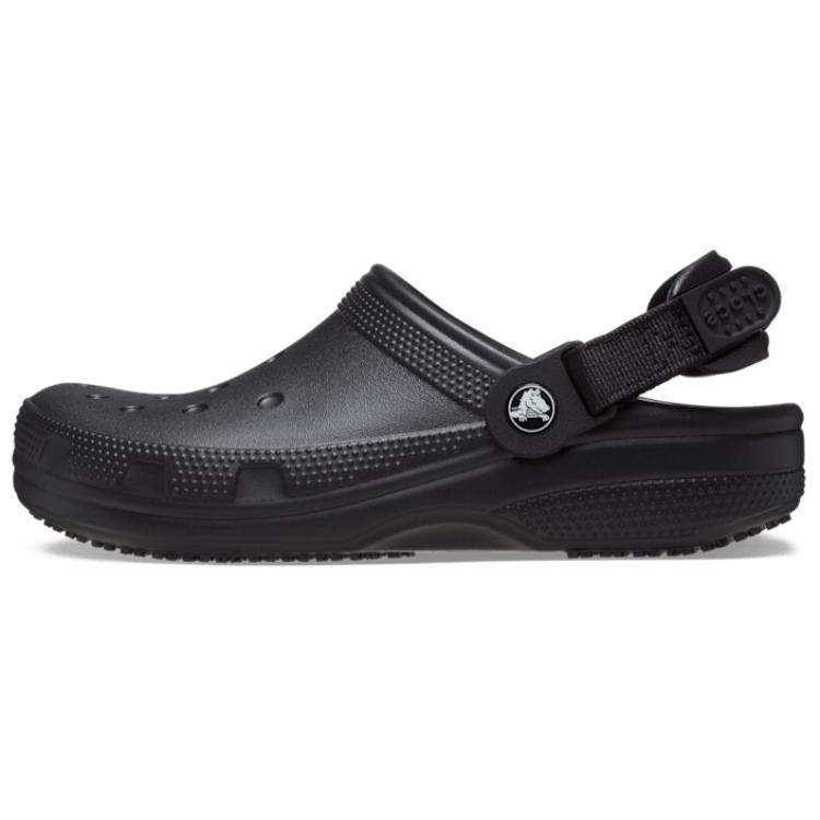 Crocs Classic Slip Resistant Work Clog Comfortable Versatile Clogs Unisex clogs Black 209952-001