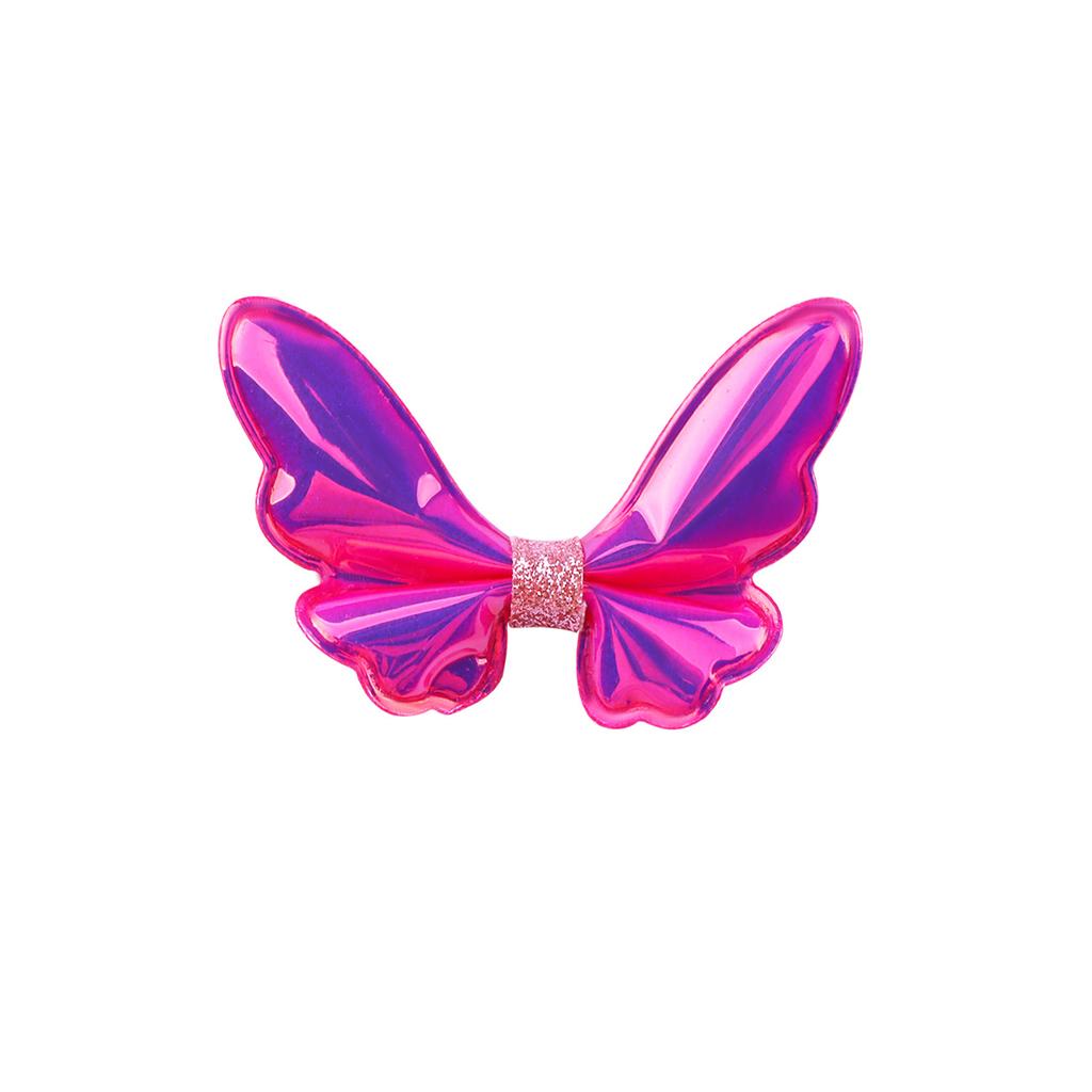 Glitter Mini Butterfly Hair Clips for Baby Girls Sparkly Colorful Hair Accessories Women Cute Small Tiny Clips Hair Accessories