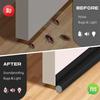 1Pc Door Bottom Seal Strip Cuttable Insulation Under Door Draft Blocker Windproof Anti-Cold Gap Weather Stripping Acoustic Foam