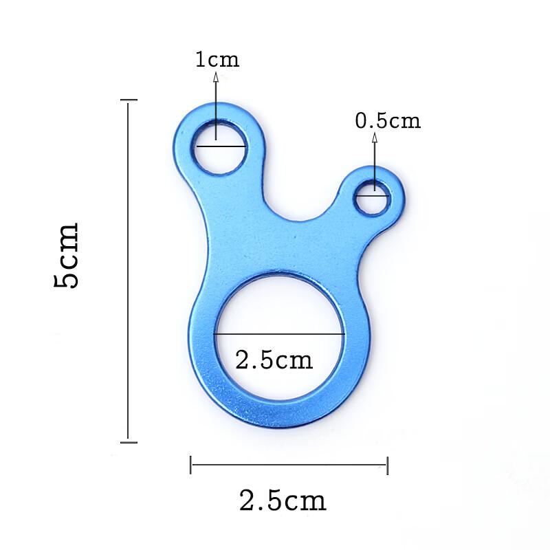 OEING Aluminum Alloy Tent Rope Adjusters Pack of 37