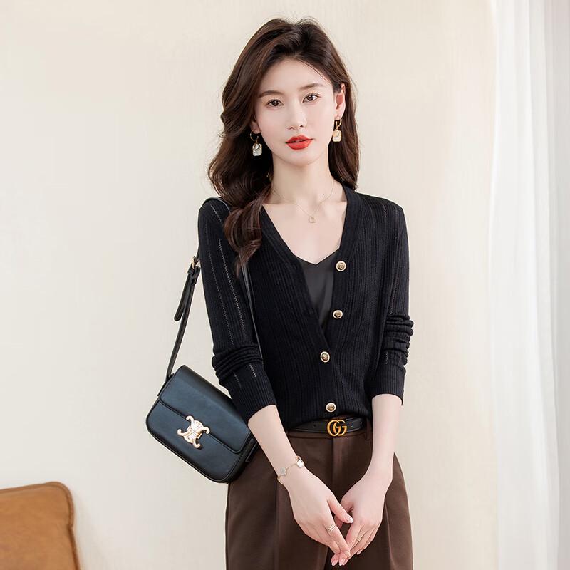 

Женский кардиган Yiliteng ажурной вязки L