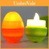 Colorful Easter Eggs Plastic Decorative Glow Eggs For Festive Scene Setup Pack Of 12