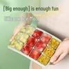 Ice Cube Tray: 15-Cube Mold with Lid, Easy-Release, Food-Grade Silicone, Perfect for Baby Food & More