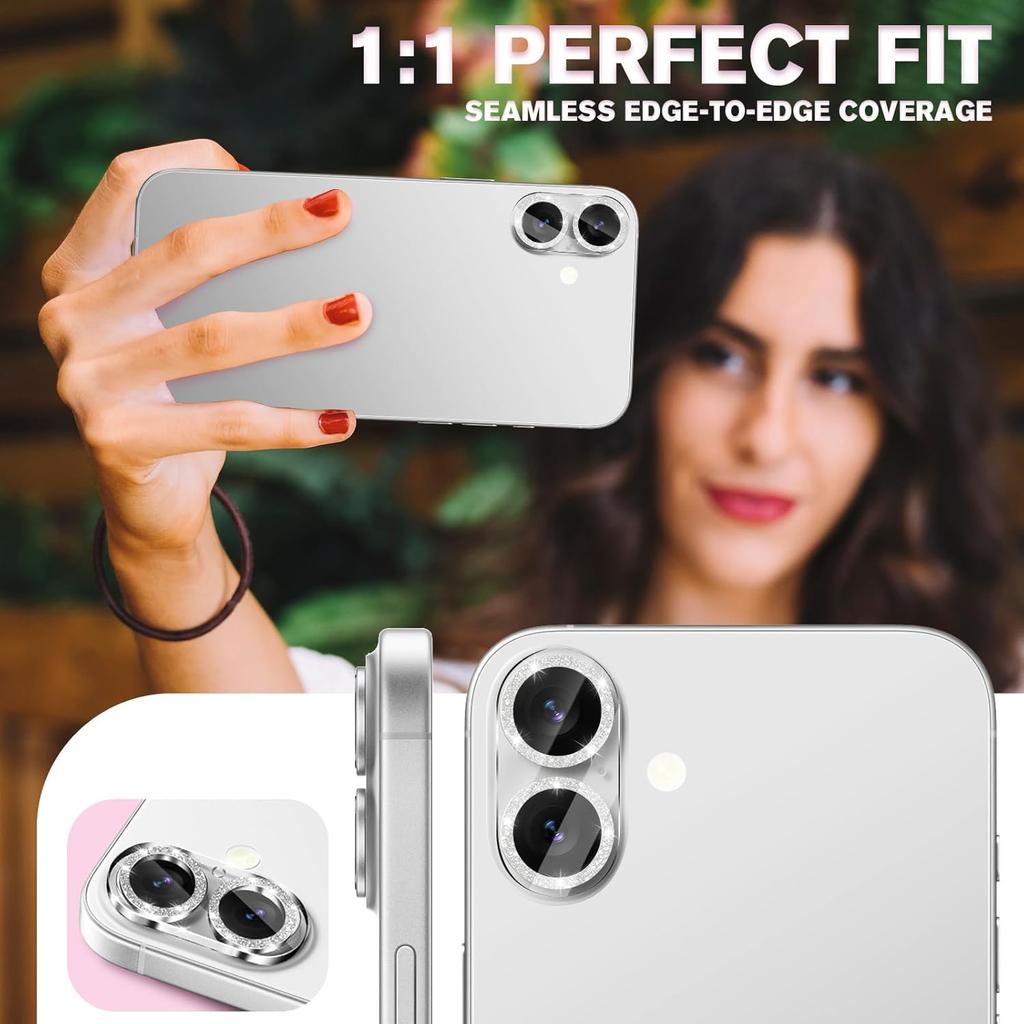 Bling Tempered Glass Camera Screen Protector for IPhone 17 17Pro 17Air 17ProMax ,Anti-Scratch High Definition Lens Cover Films